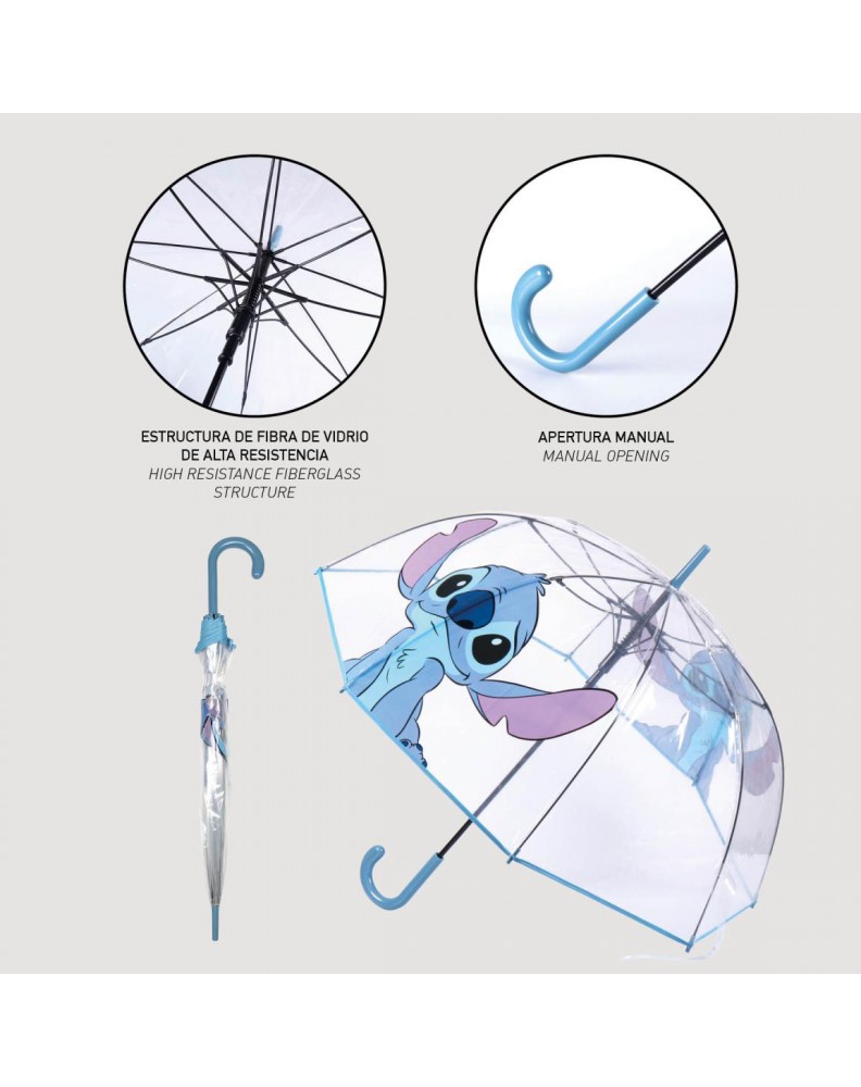 DISNEY STITCH MANUAL UMBRELLA FOR ADULTS