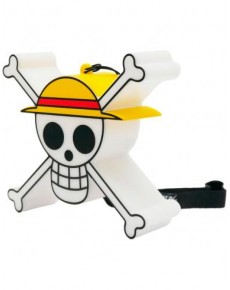 SIMBOLO CALAVERA FIGURITA LUMINOSA 9 CM ONE PIECE