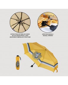 HARRY POTTER HUFFLEPUFF FOLDABLE MANUAL UMBRELLA