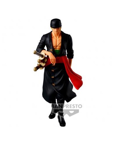 BANPRESTO FIGURE RORONOA ZORO THE SHUKKO ONE PIECE 17CM