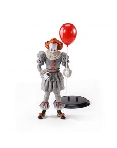 FIGURA MALEABLE PENNYWISE IT BENDYFIGS 19 CM