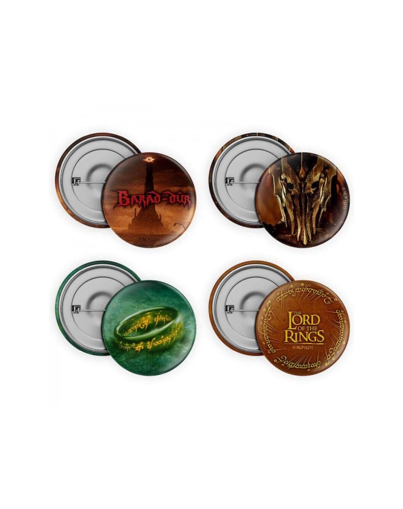 SET OF 4 PINS THE LORD OF THE RINGS