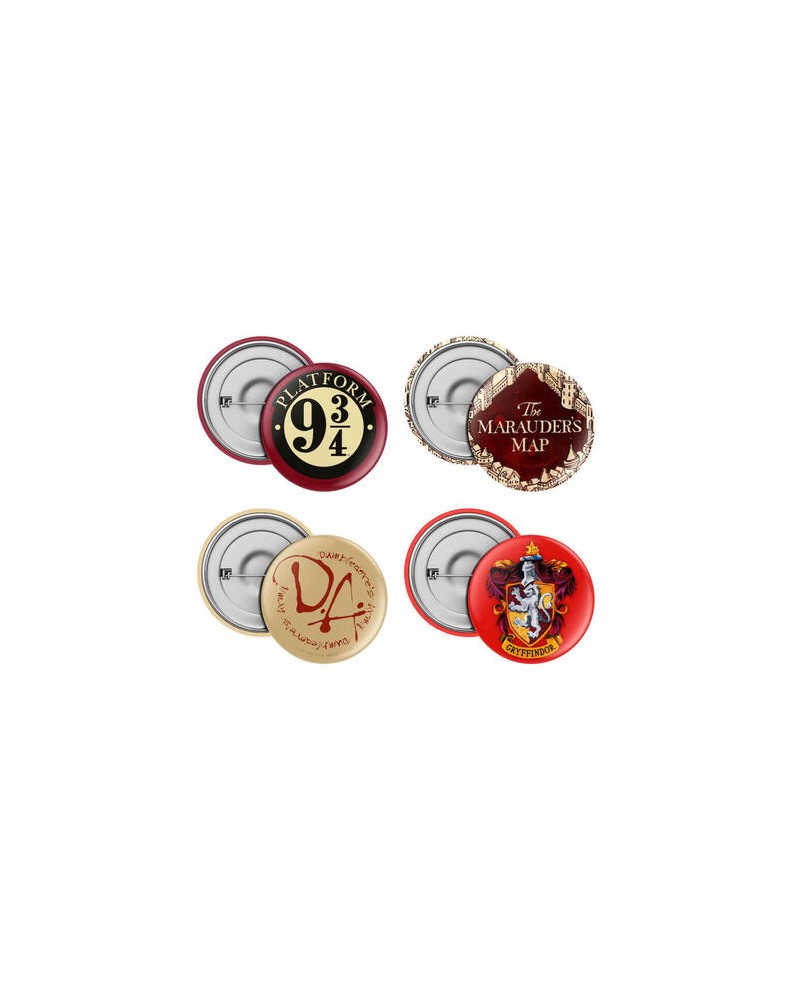 SET 4 PINS HARRY POTTER