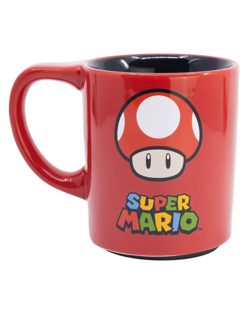 ANTI-SPILL CERAMIC MUG 300 ML SUPER MARIO POWER