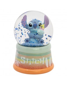 GLOBO DE NIEVE STITCH EN CAJA DE REGALO