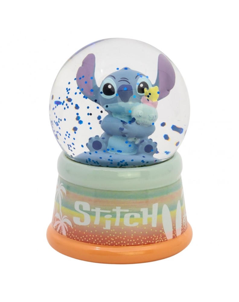 STITCH SNOW GLOBE IN GIFT BOX