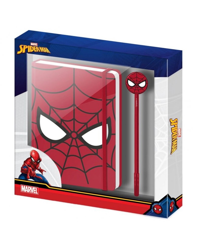 SET DIARIO + BOLIGRAFO SPIDERMAN MARVEL