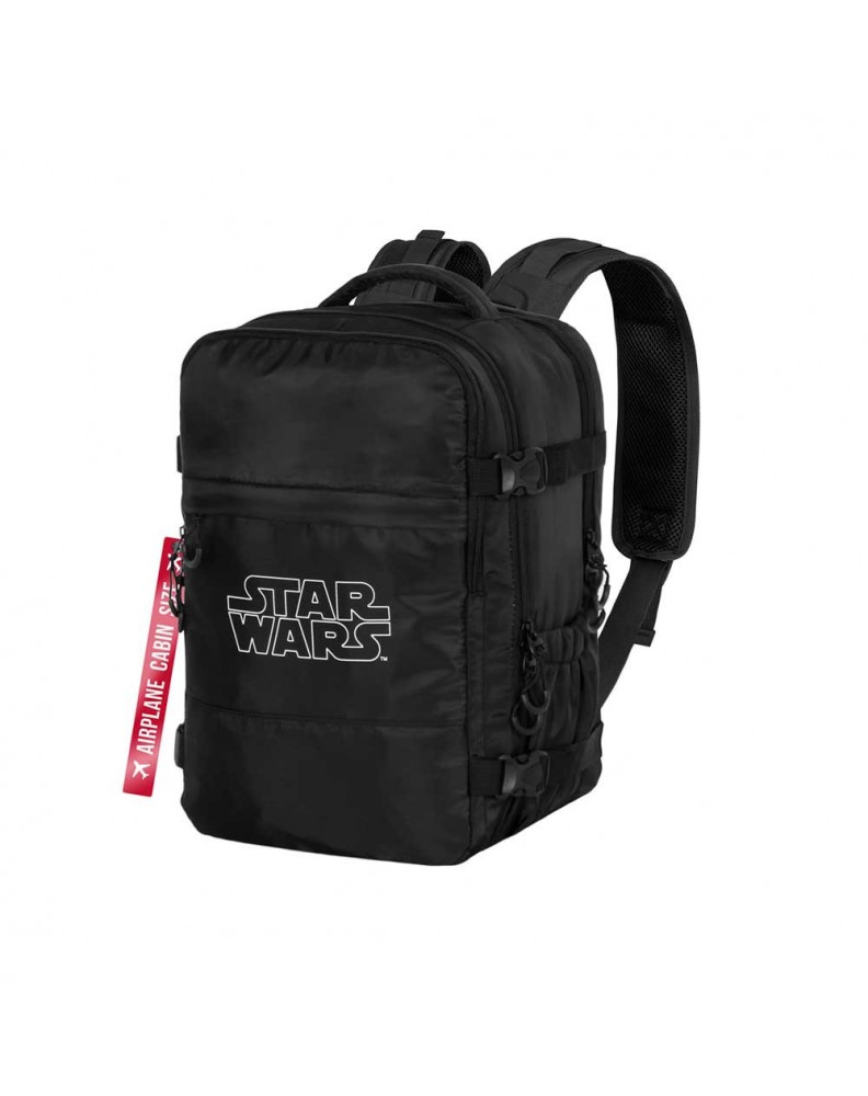 MOCHILA MERCURY VIAJE CABINA DE AVION STAR WARS LOGO 40CM