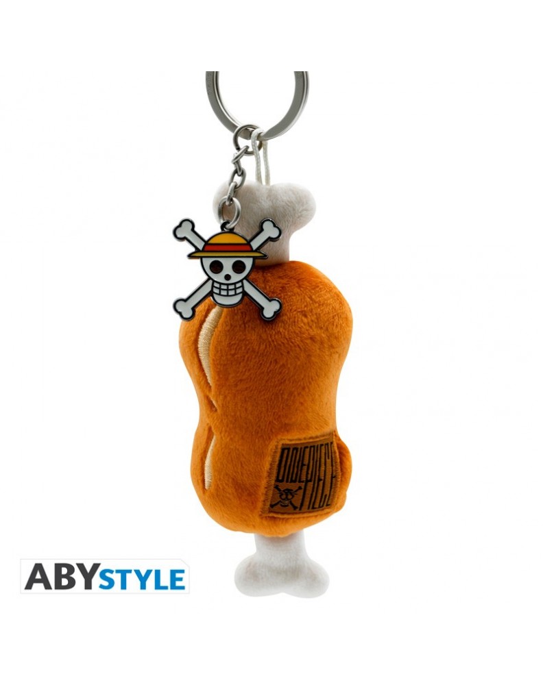 ONE PIECE BEEF AND BONE PLUSH KEYCHAIN