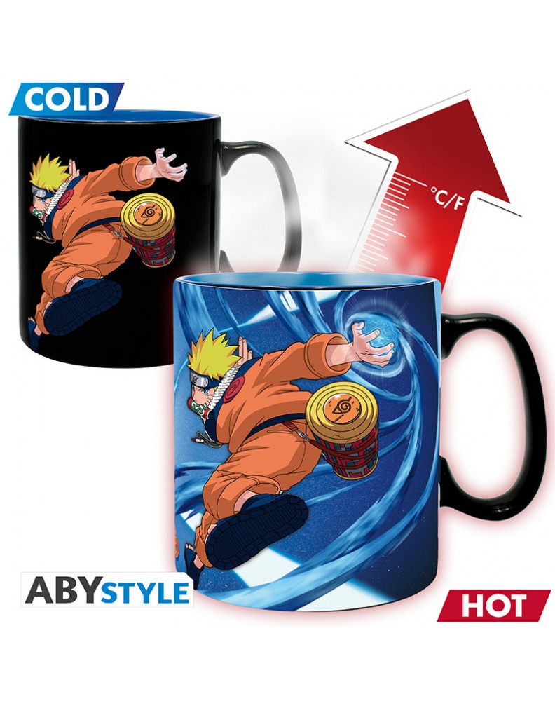 NARUTO SASUKE AND NARUTO THERMAL MUG 460 ML