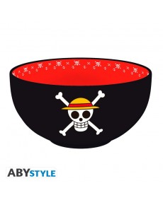 BOL DESAYUNO ONE PIECE LOGO STRAW HAT PIRATES 600 ML