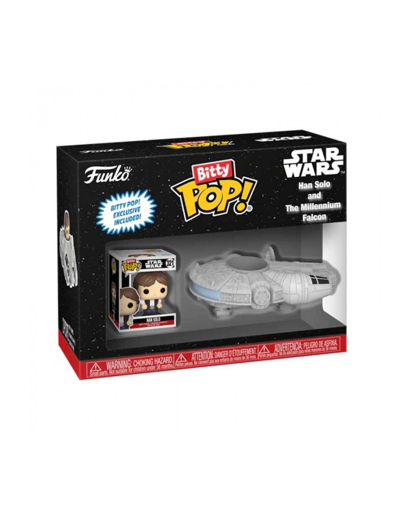 FUNKO BITTY POP RIDE HAN SOLO AND THE MILLENNIUM FALCON - STAR WARS