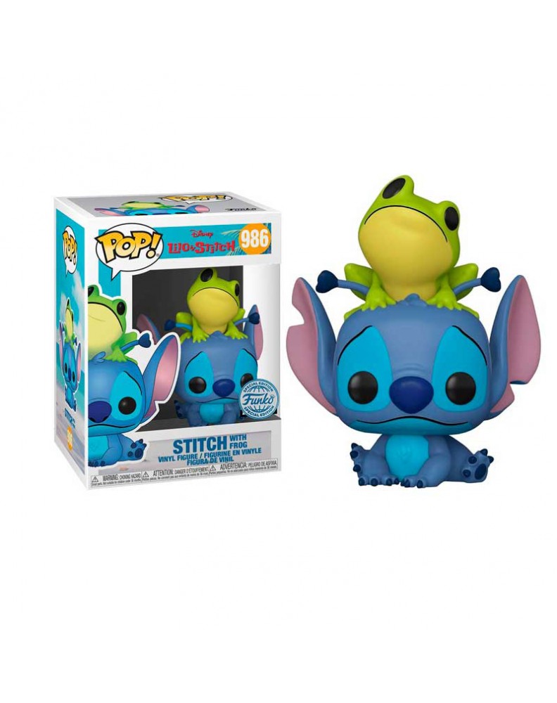 FUNKO POP! DISNEY STITCH WITH FROG- SPECIAL EDITION