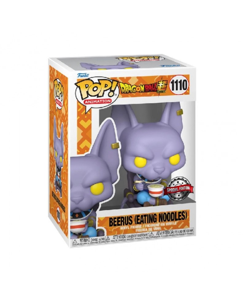 FUNKO POP! DRAGON BALL SUPER BEERUS (EATING NOODLES) SPECIAL EDITION