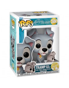 FUNKO POP DISNEY-LADY AND THE TRAMP- TRAMP WITH PUPPY