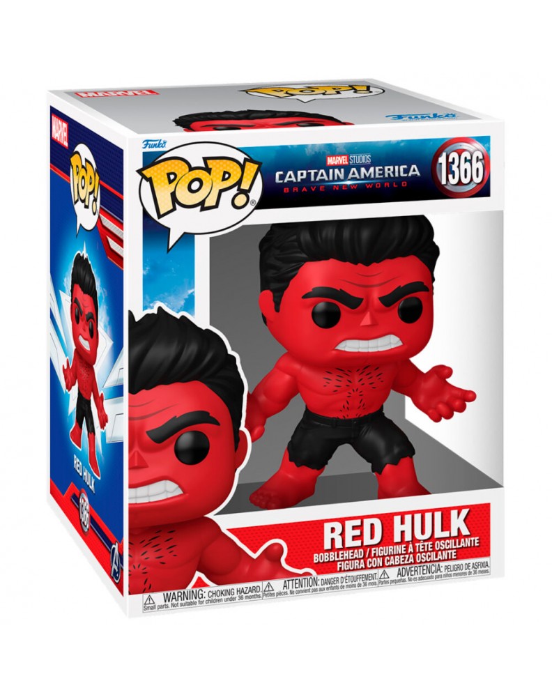 FIGURA POP SUPER MARVEL CAPITAN AMERICA BRAVE NEW WORLD RED HULK